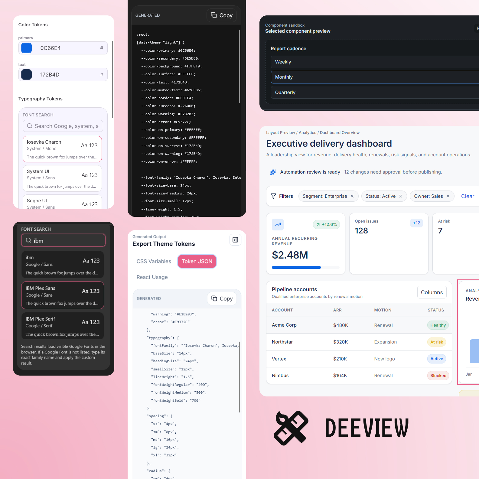 Deeview token playground