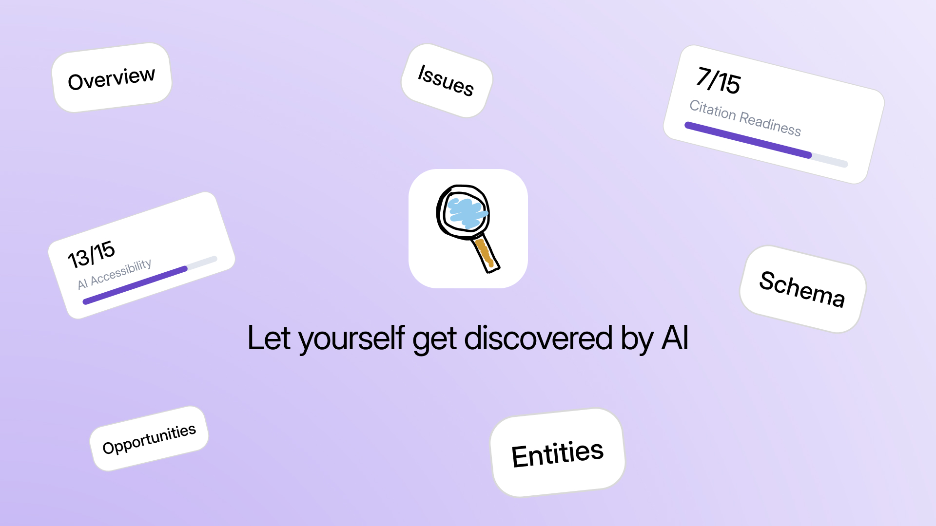 GEO Inspector interface elements showing AI accessibility and citation-readiness signals