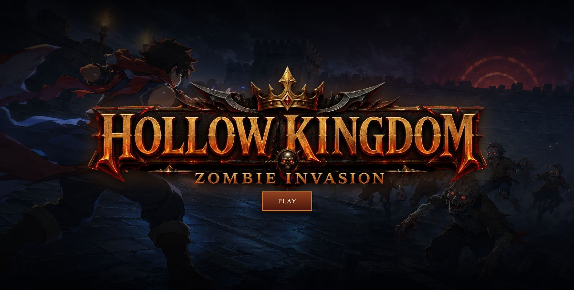 Hollow Kingdom: Zombie Invasion game title screen